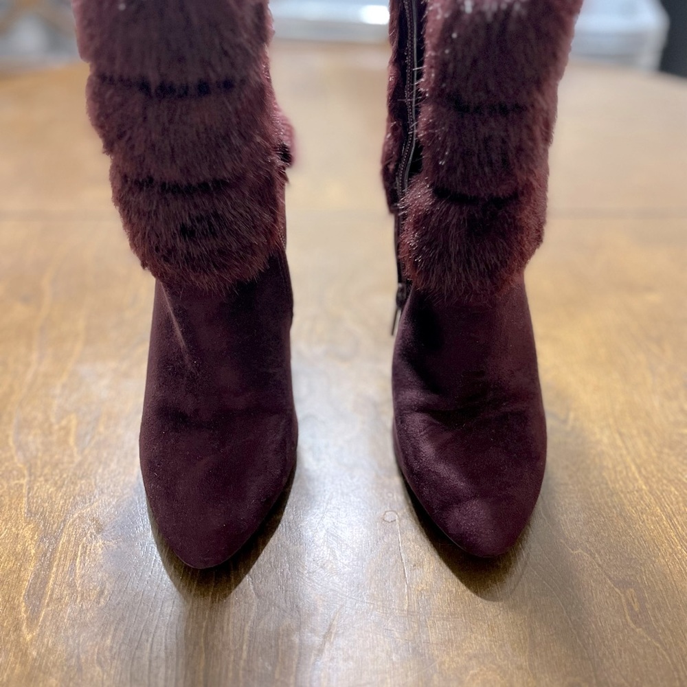 Oritha faus suede booties